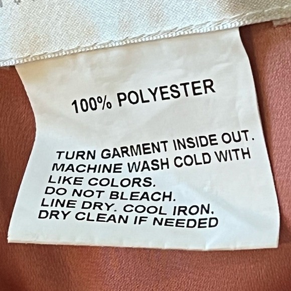 DESSY‎ COLLECTION ONE-SHOULDER TRUMPET GOWN IN DESERT ROSE NWOT WOMEN'S 16R - Picture 16 of 16